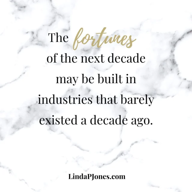 The fortunes of the next decade may be built in industries that barely existed a decade ago.

Don’t miss out on free wealth-building opportunities that can transform your future—Visit my website to download my free report “3 Easy Steps to Maximize Your Wealth.” Link in bio.

#investing #wealthbuilding #financialfreedom #moneytips #wealthmentor #financialpodcast #financialmentor #womenbuildingwealth #personalfinance #financialwellness #financialeducation #bewealthyandsmartpodcast